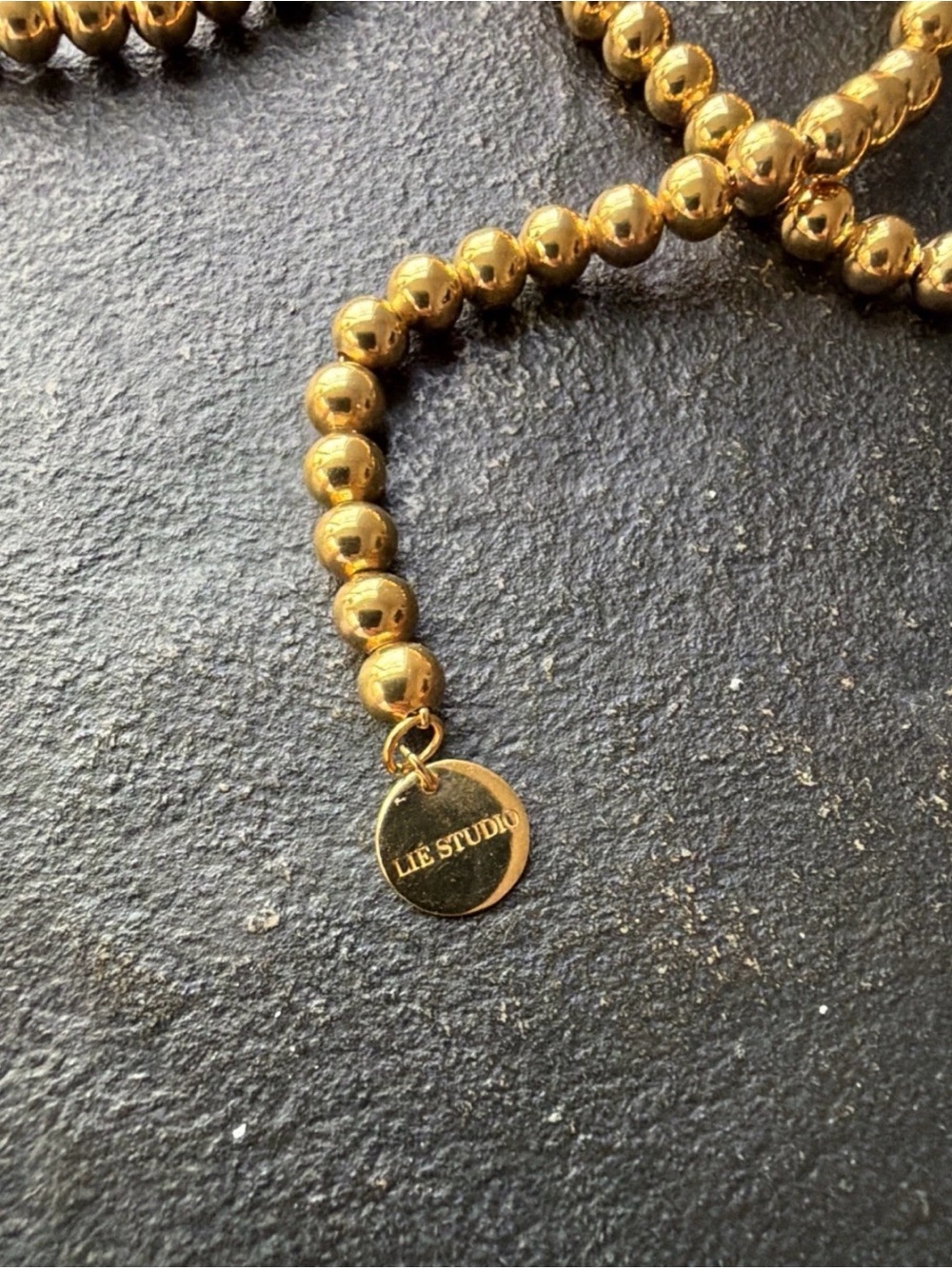 LIE STUDIO The Olivia Necklace 18k Gold Plated Necklace